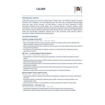 Lilian先生【英会話 - 埼玉県 東京都】 image 2